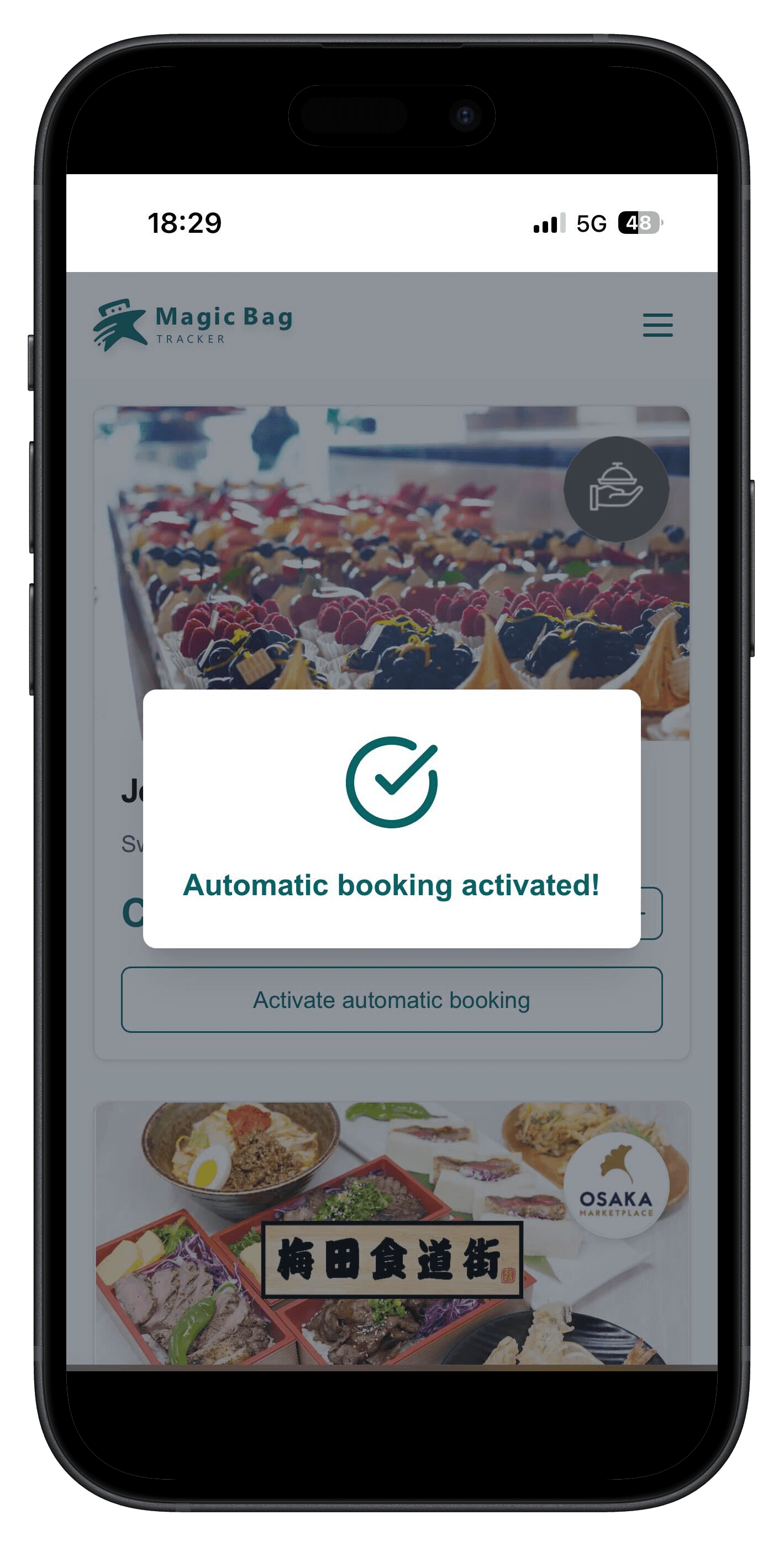 Magic Bag Tracker App