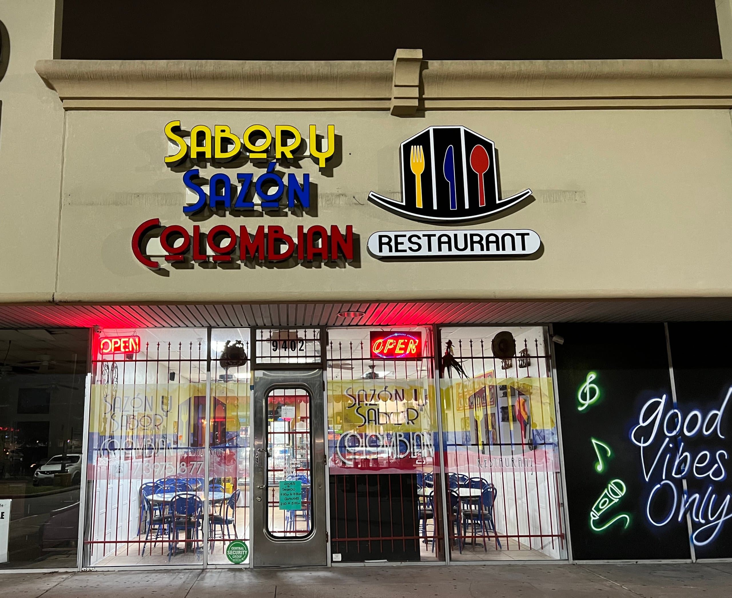 sabor y sazon colombian restaurant