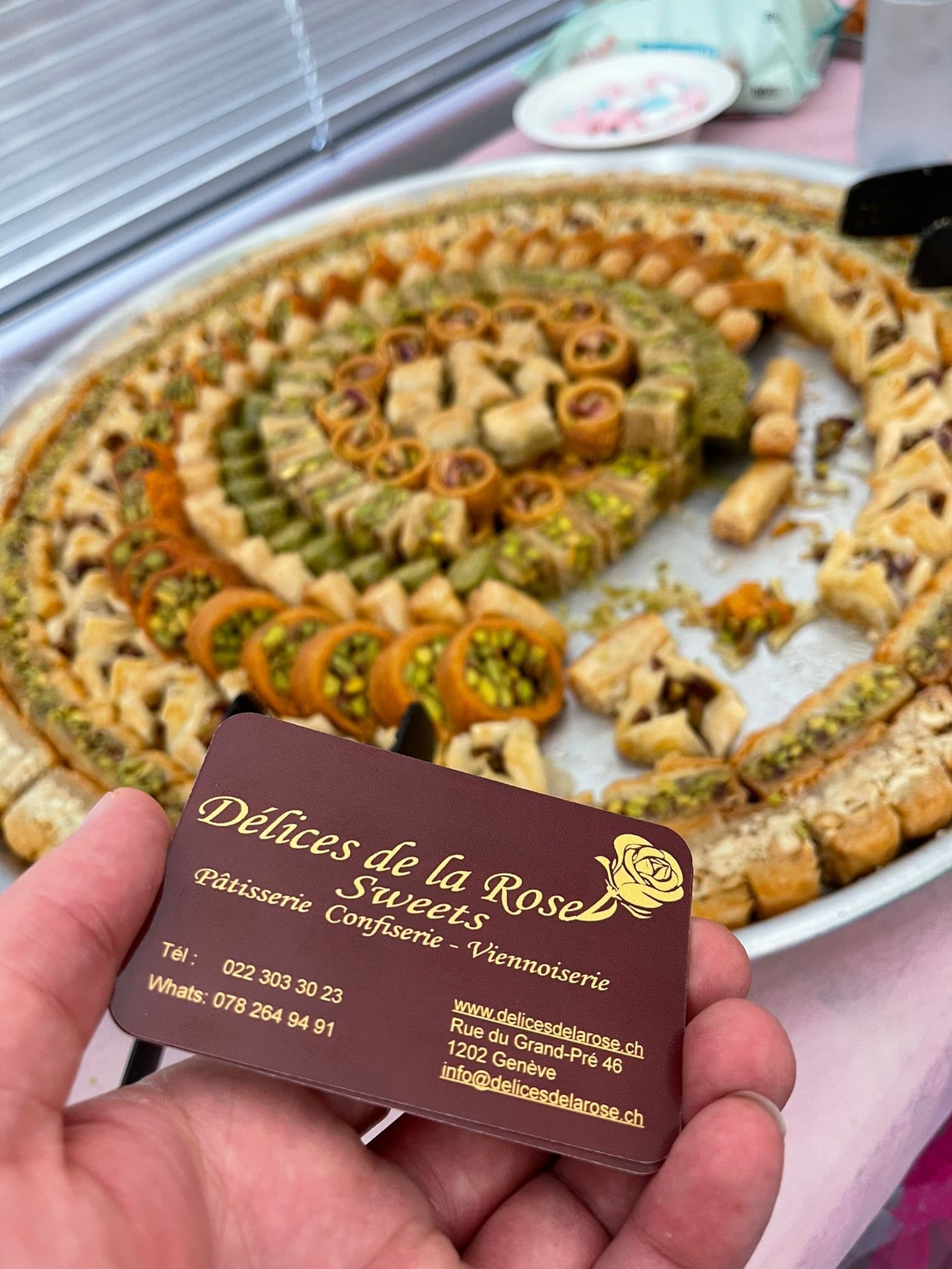 Délices de la Rose - Pâtisserie Artisanale Orientale